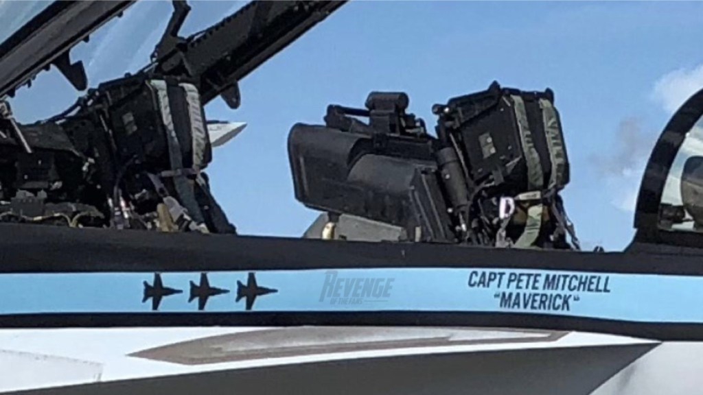 Top Gun Maverick revelado o F18 do Capitão Pete Mitchell