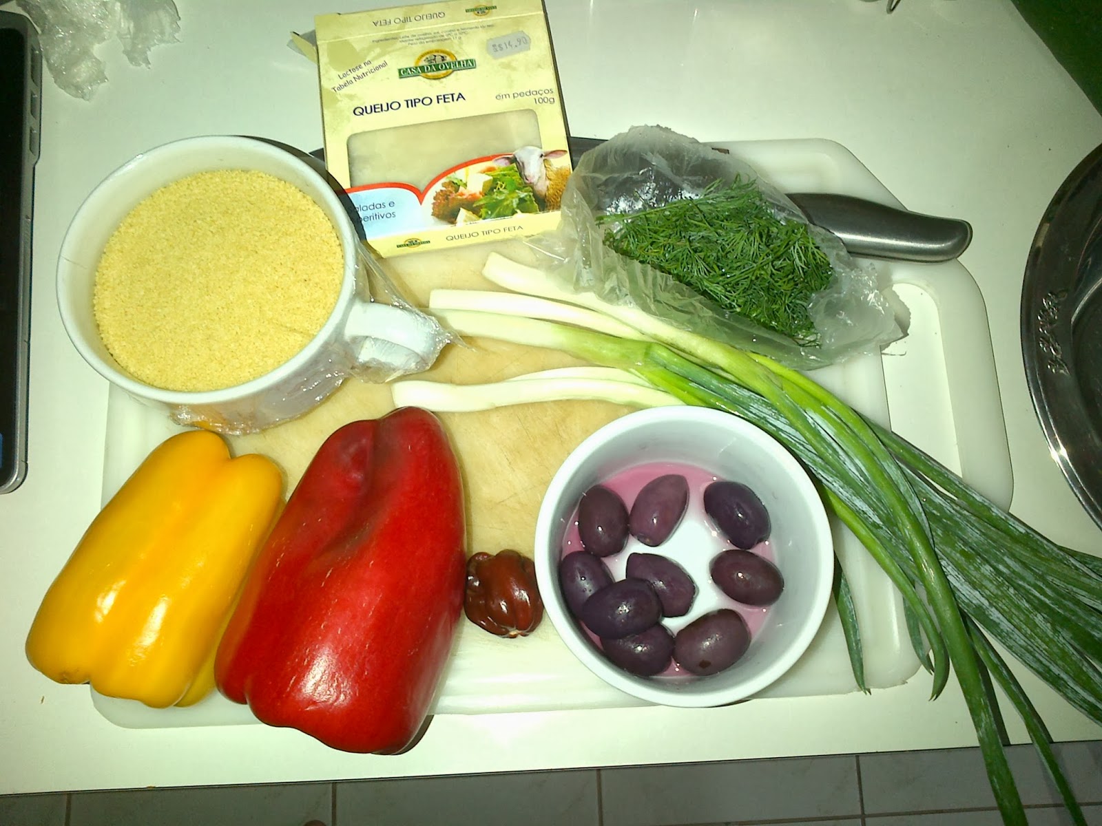 Jamie Oliver 15 Minutes Meals Frango Grego Maravilhoso com Couscous com Vegetais e Hervas e