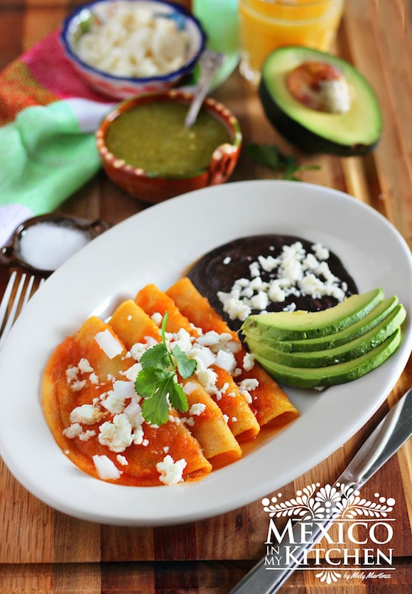 Mexico in My Kitchen: Entomatadas Recipe |Authentic Mexican Food