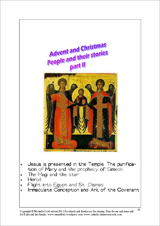 That Resource Site Little Lesson of Advent Stories Part II