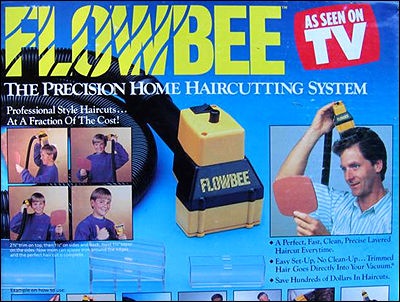 the flowbee hair cutter commercial