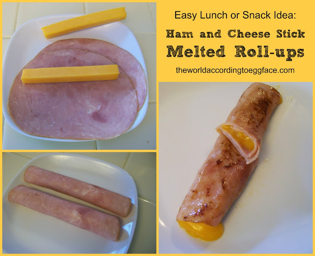 theworldaccordingtoeggface Healthy Lunch Idea Grilled Ham & Cheese Sticks