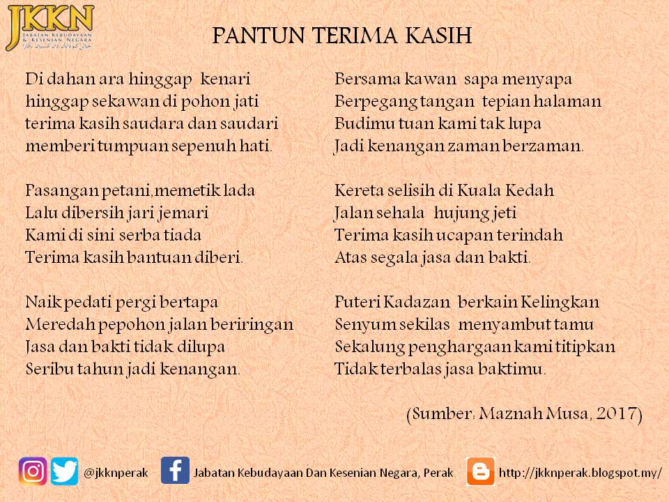 Pantun Ucapan Terima Kasih Untuk Presentasi