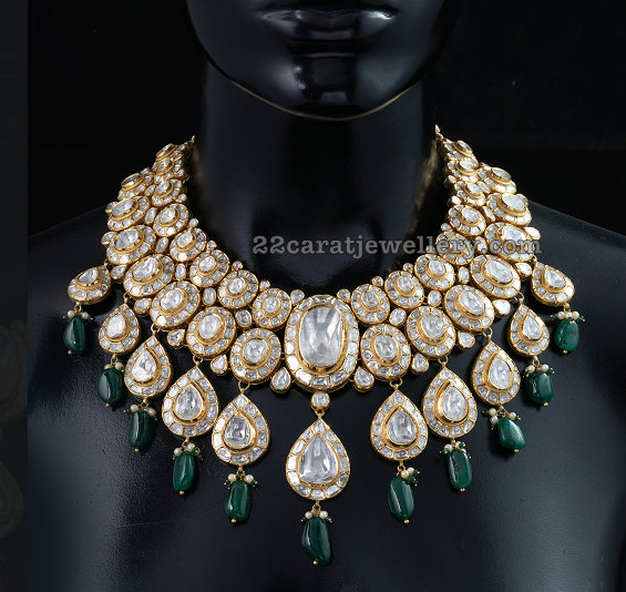 Polki Diamond Choker by Kalasha Fine Jewellers Polki Diamond Choker by Kalasha Fine Jewellers