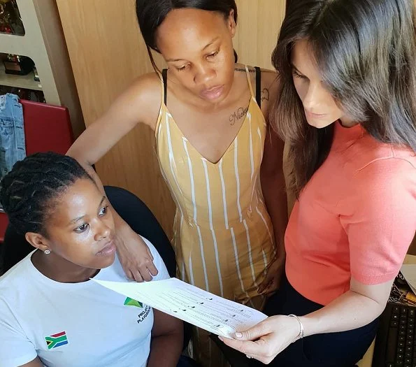 Swedish Princess Sofia visited South Africa this week to work with the team of Project Playground