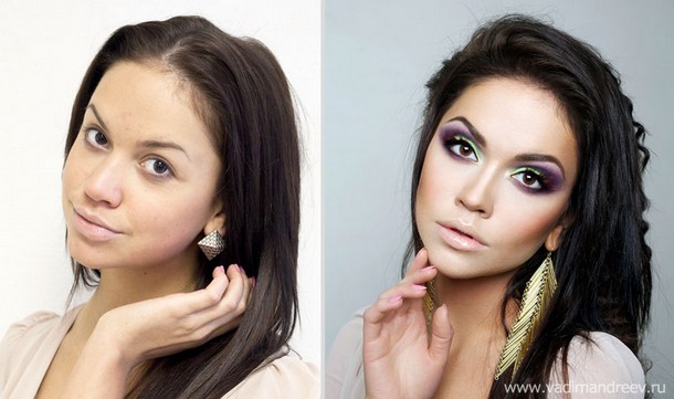 makeup photos by vadim andreev