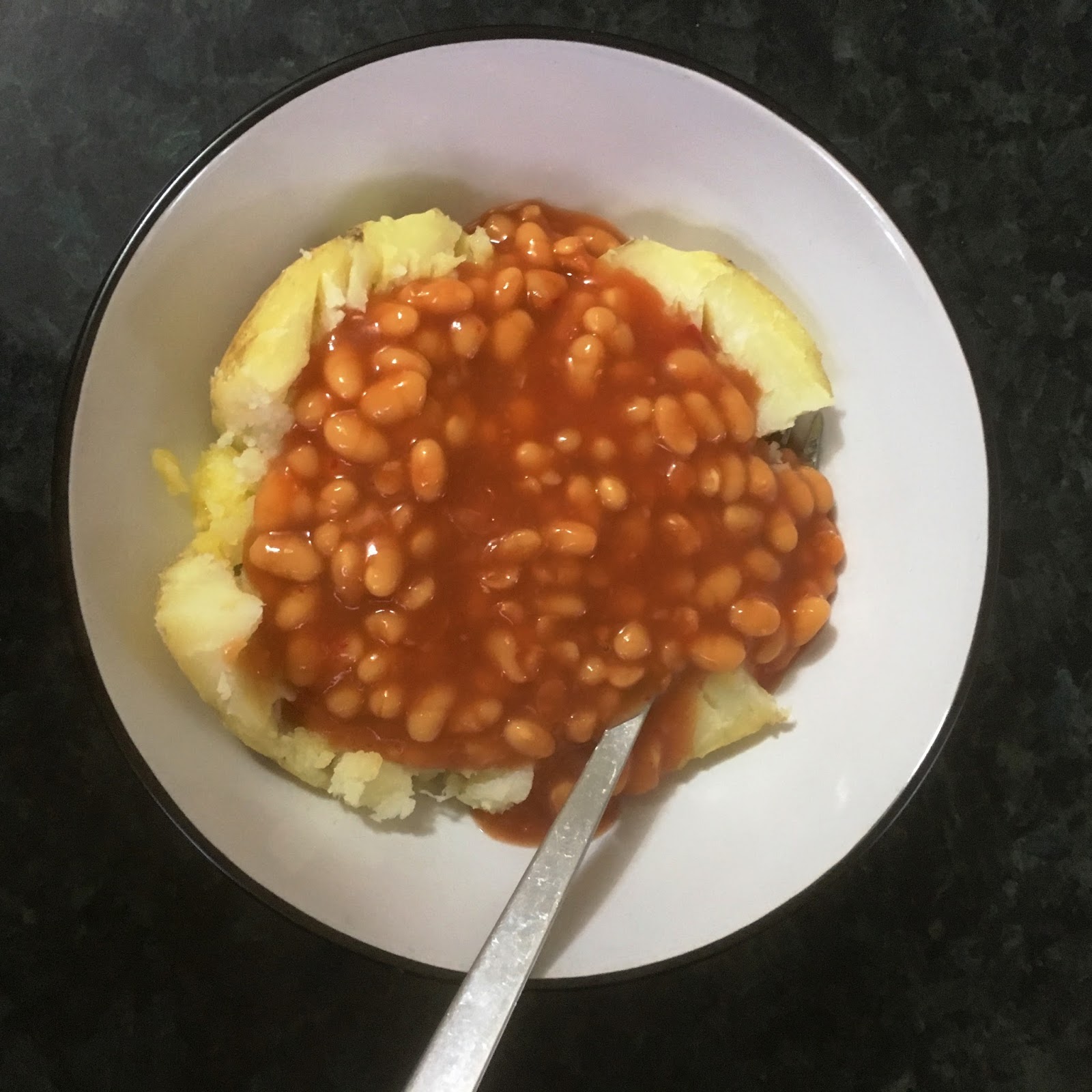 5 Vegan Ways to Zing Up a Baked Potato and Beans (using items from the