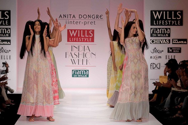 Anita Dongre: Wills Lifestyle India Fashion Week 2012