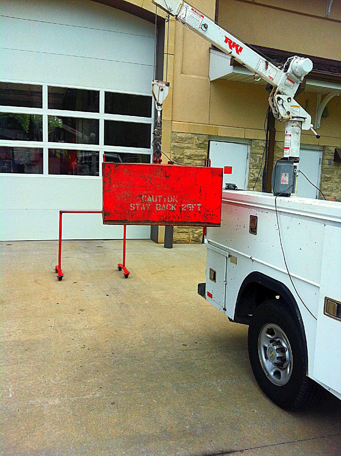 Brentwood Fire and Rescue Station Life Ladder Testing