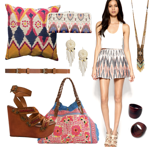 Chic and Cheap Lifestyle: Ikat print