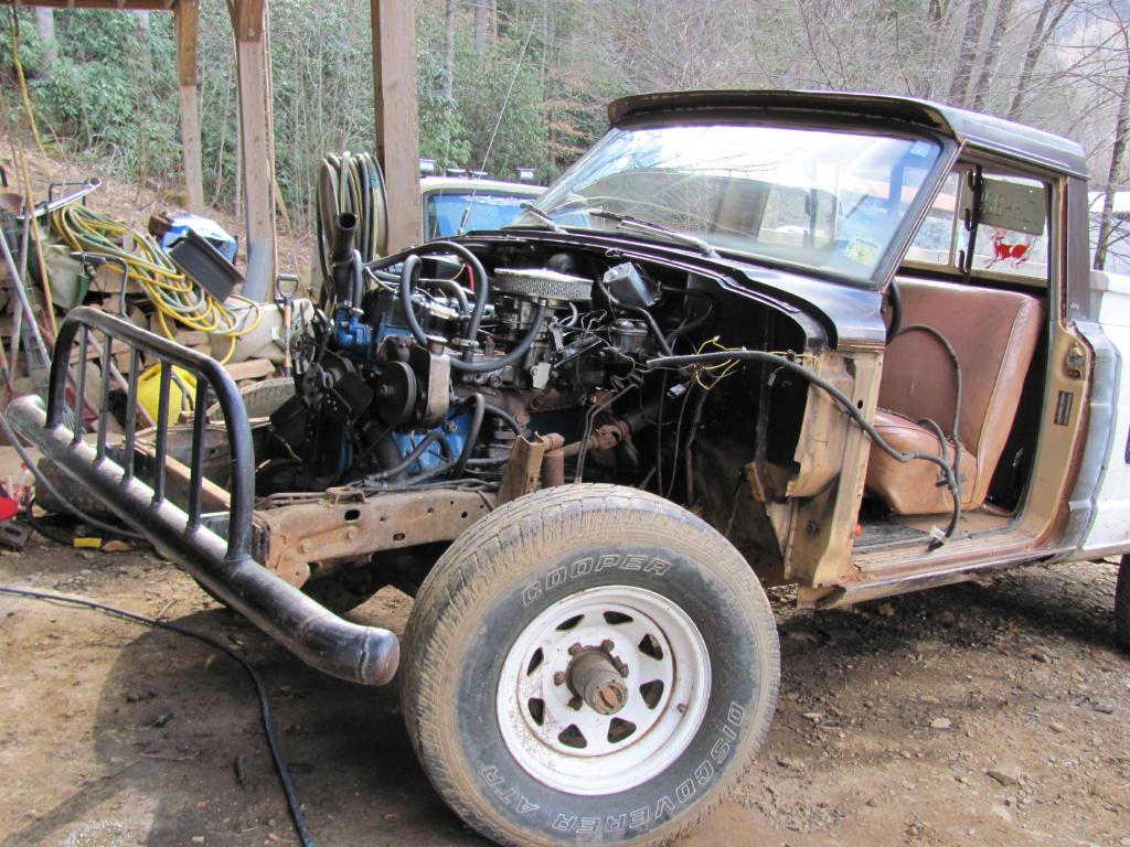 Scott's 1976 Jeep J10 Blog Rebuilt InLine Jeep J10 Engine