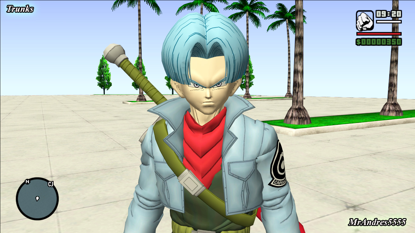 MrAndres5555 Trunks blue hair