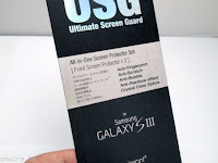screen protector reveals galaxy s iii's shape and screen size