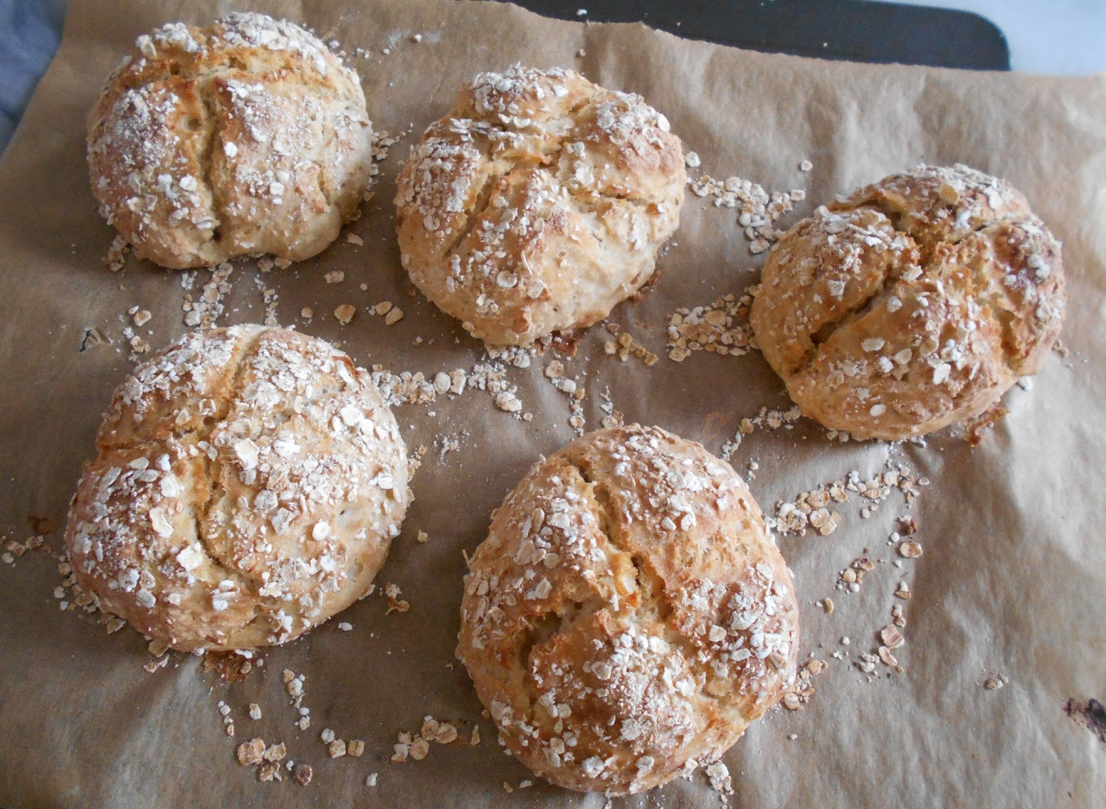 Oaty Soda Bread Rolls