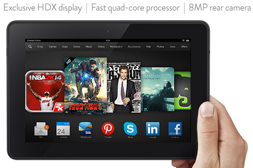 Amazon HDX tablet