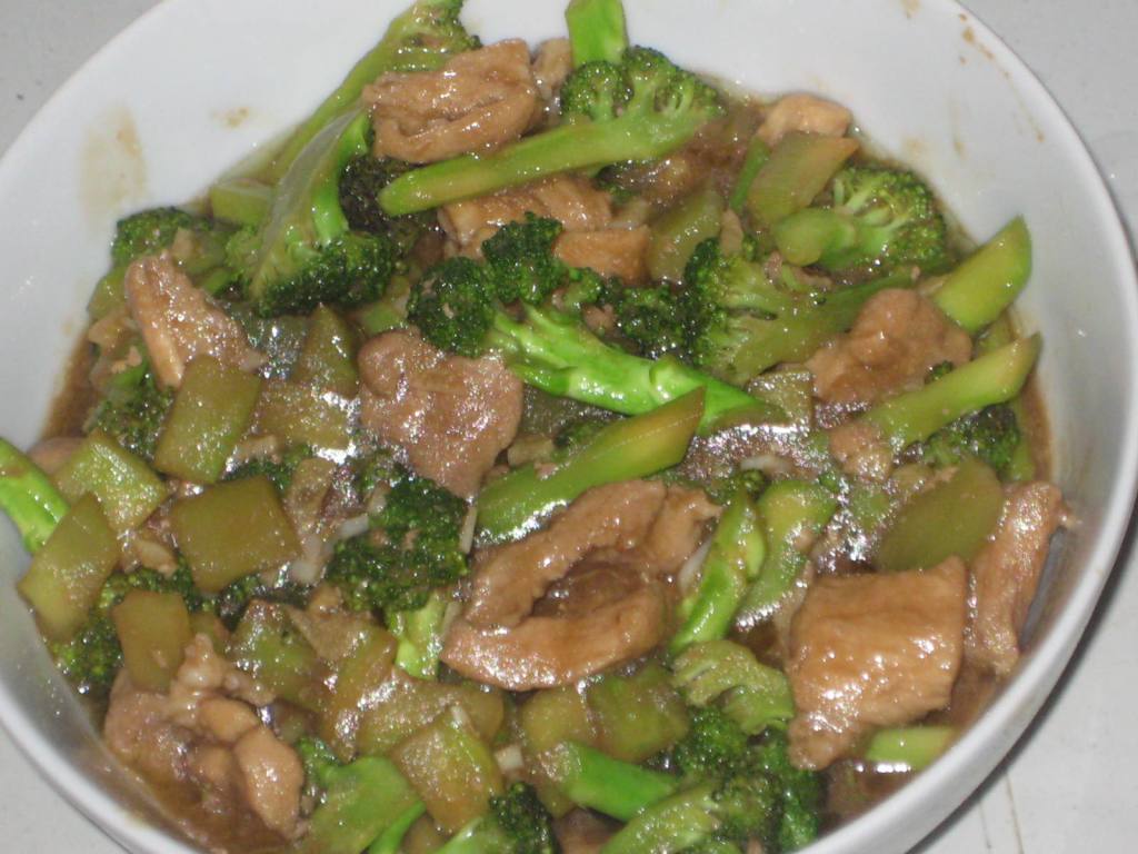 Kitchen Adventures Quick and Easy Pork Broccoli in Oyster Sauce