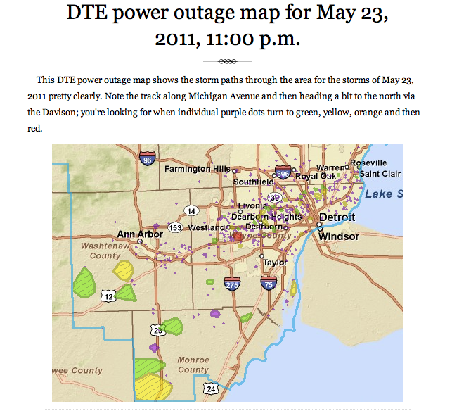 Dte Power Outage Map Grand Rapids