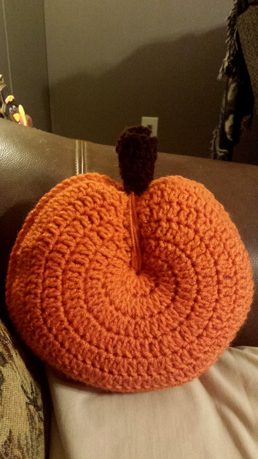 Captain & Rosemary Crochet Pumpkin Pillow Pattern