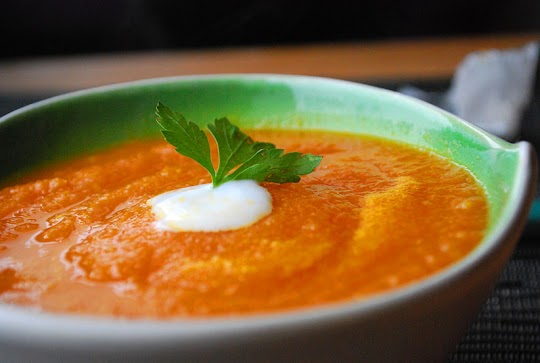 Zupa marchewkowa z imbirem