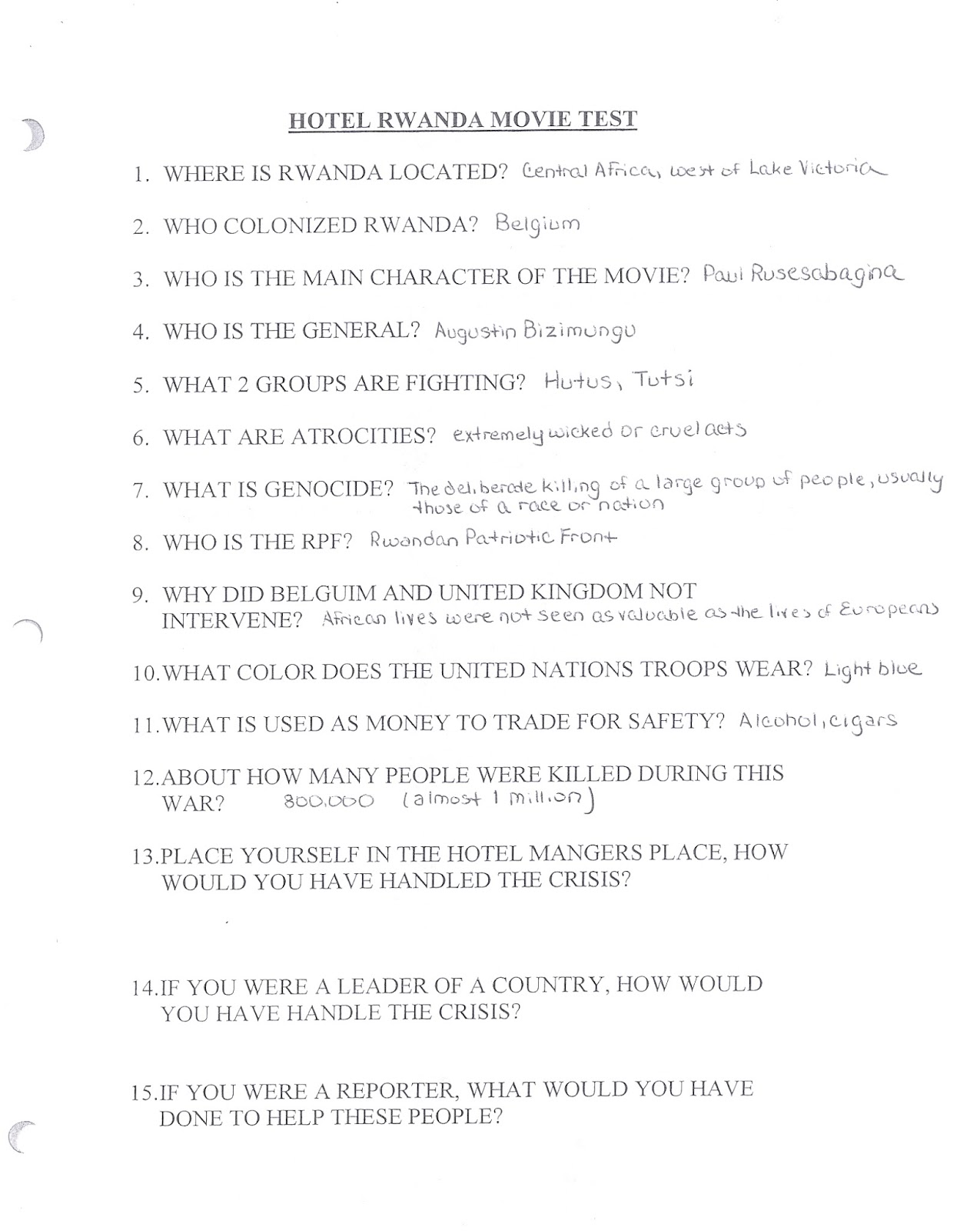 Rwanda problems picture