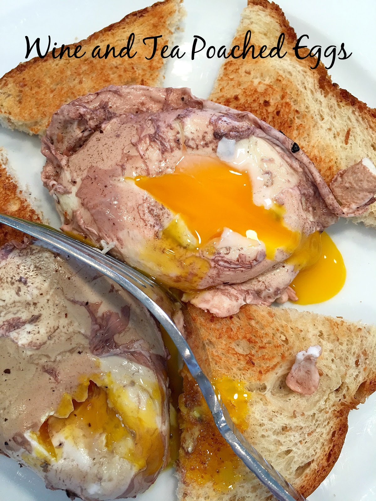 Wine and Tea Poached Eggs TastyParTEA Our Good Life