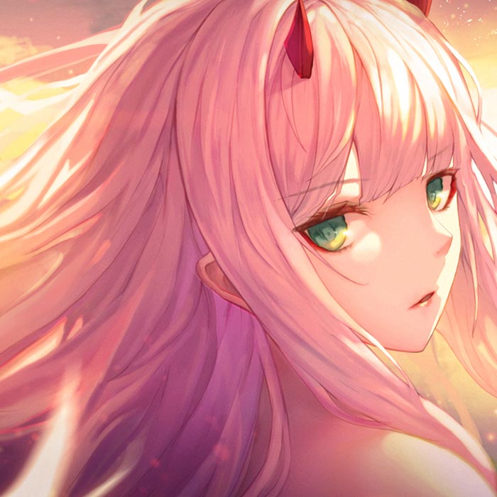 Darling in The Frankxx Zero Two Wallpaper Engine | Download Wallpaper