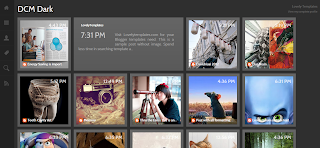 Dcm Dark Blogger Template is a Gallery Style Free PRemium Blogger Template