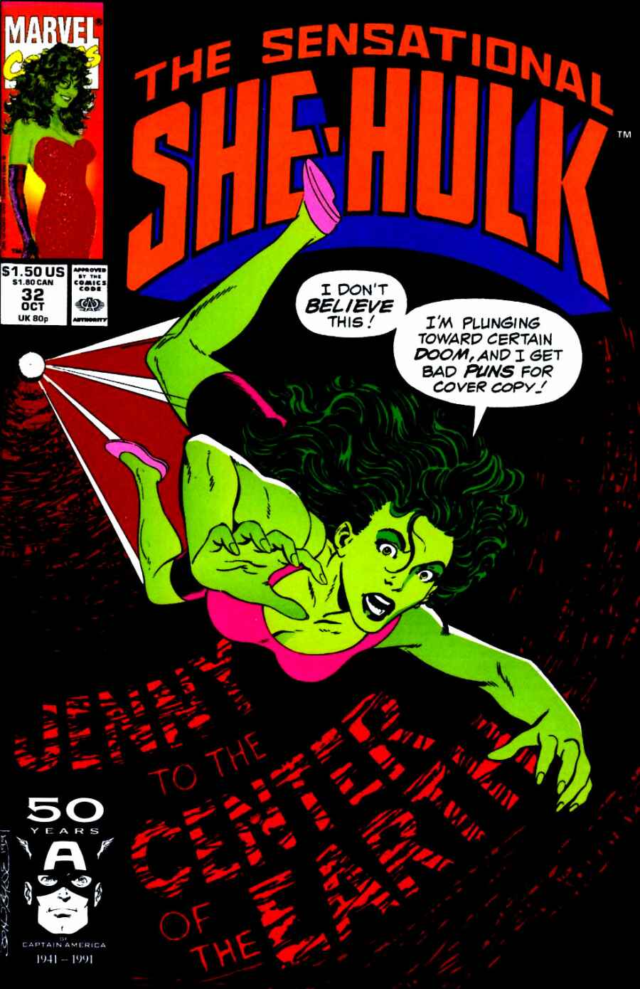 Read online The Sensational She-Hulk comic -  Issue #32 - 1