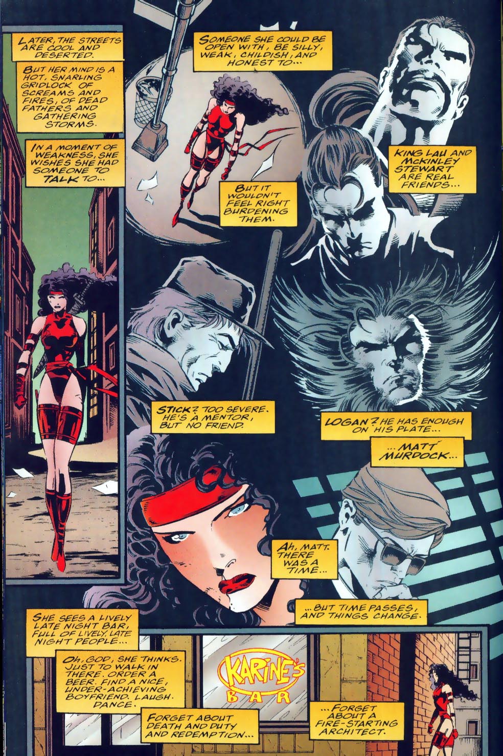 Read online Elektra (1996) comic -  Issue #3 - I Know How You Feel - 10