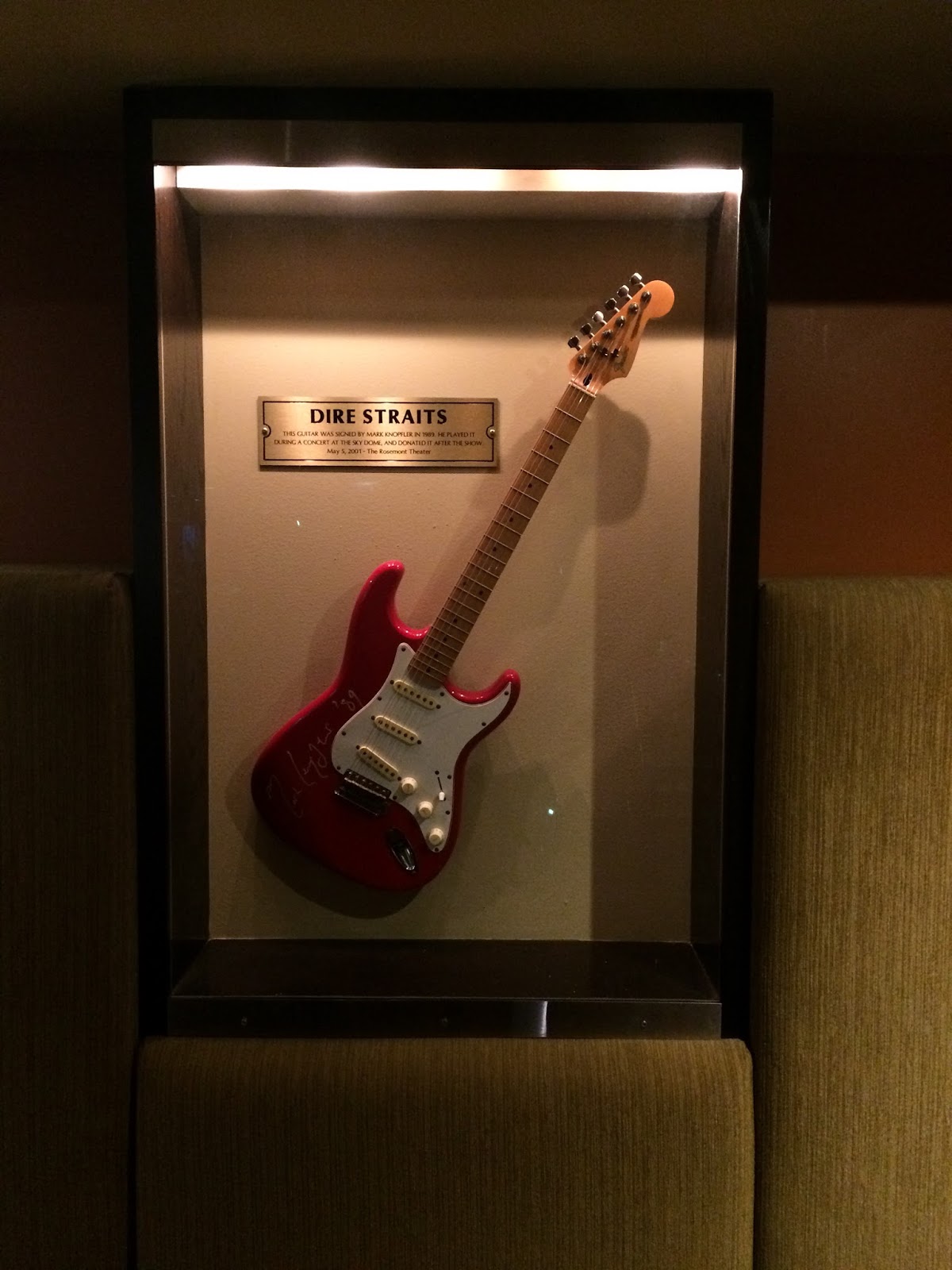 Tom Siebert Hard Rock Café features iconic guitars but also shows