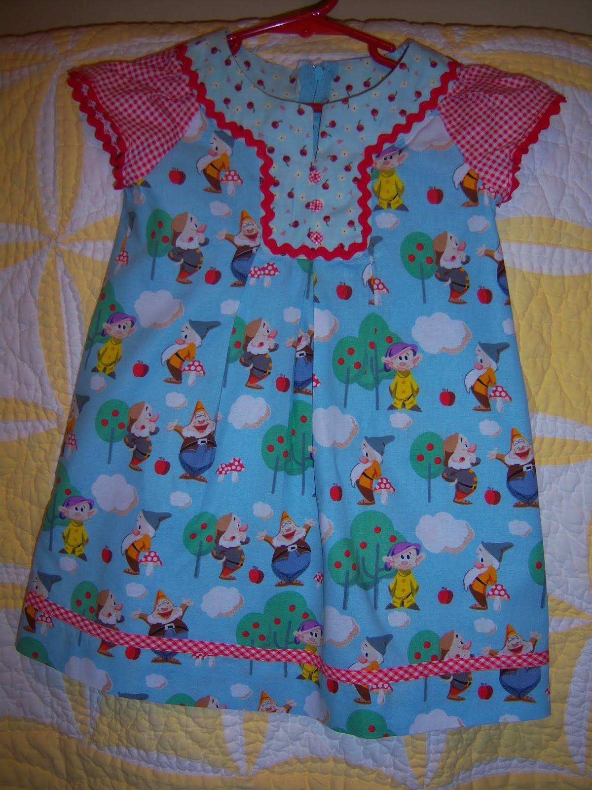 Scrap-n-Sew Granny: Seven Dwarfs Dress and Doll Dress