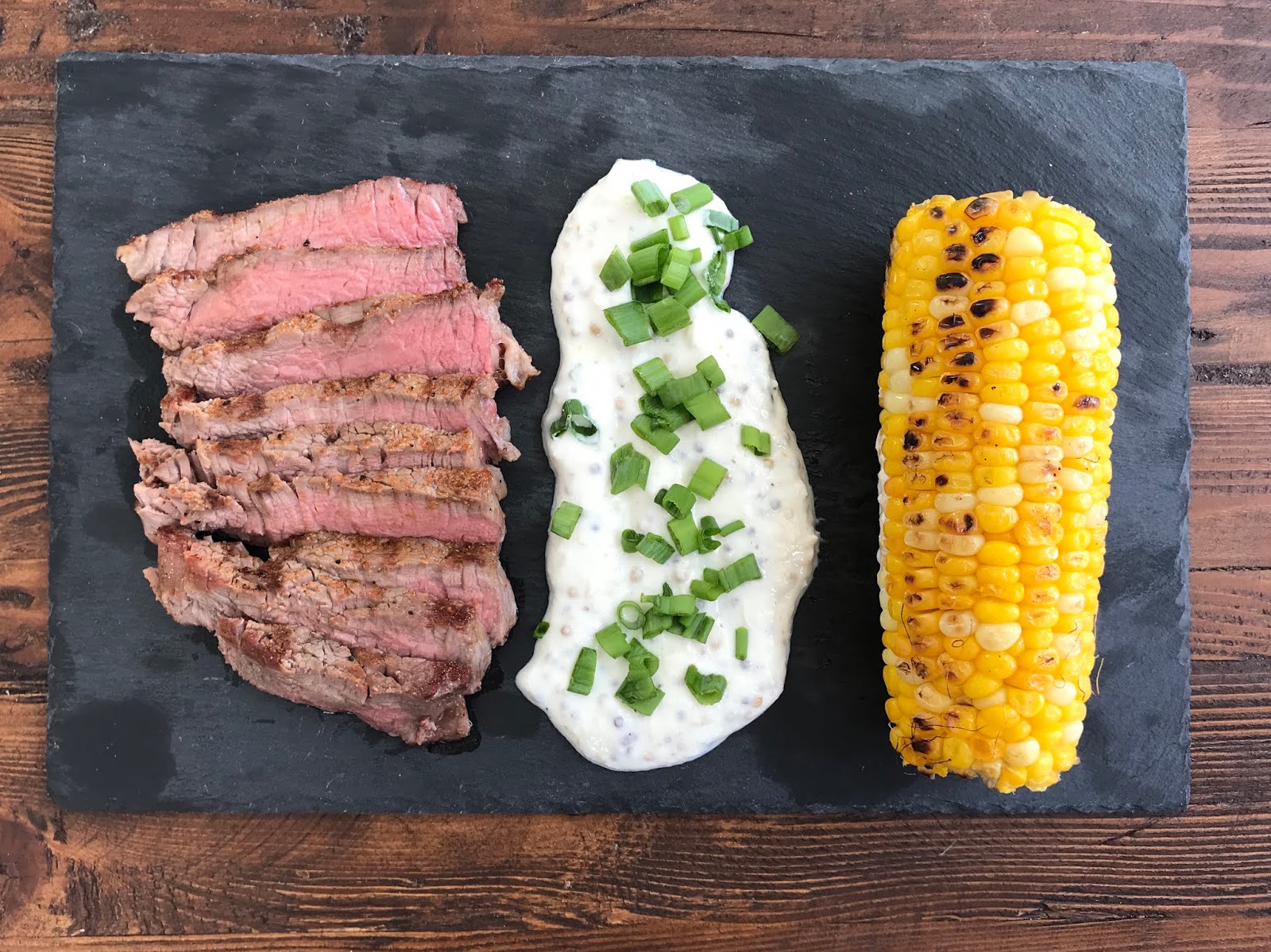 horseradish & scallion yogurt sauce