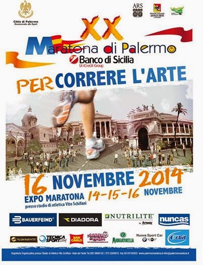 XX Maratona di Palermo 16 novembre 2014
