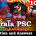 Kerala PSC General Knowledge Question and Answers - 105