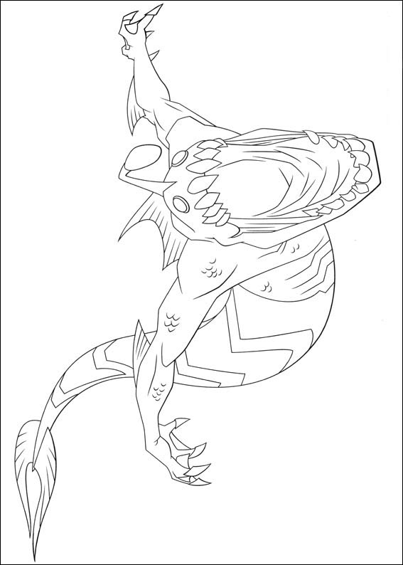 ultimate swamp fire coloring pages - photo #19