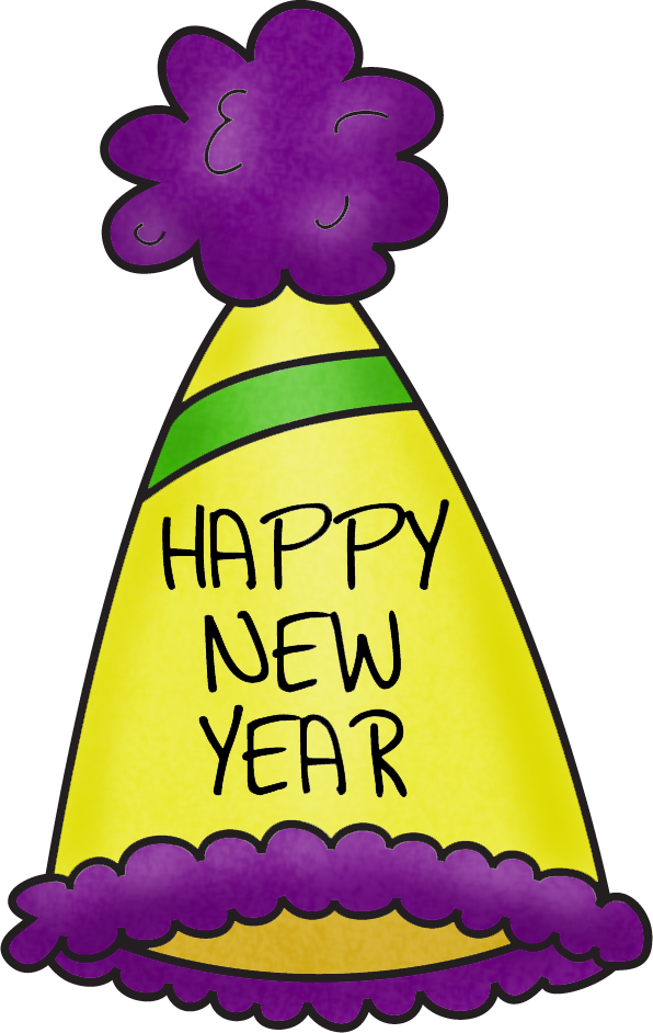 happy new year hat clipart - photo #12