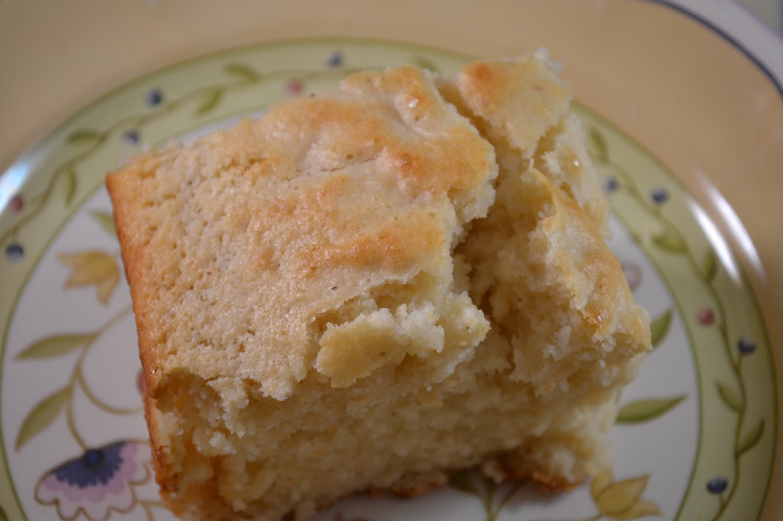 Cornbread Made with Coconut Oil