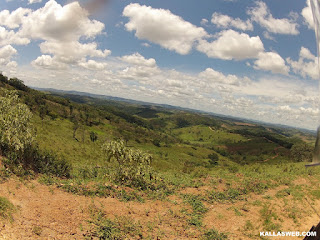 A vista do alto.