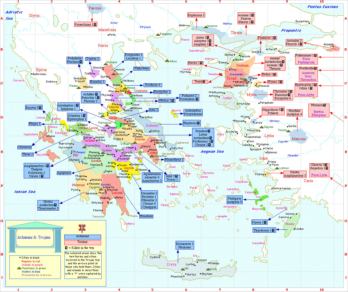 Isadorean Map.pdf Bkwurm's Banquet of Books: Helpful Resources for Reading Homer's Iliad