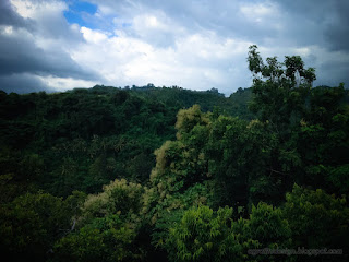 Green Hills Cloudy Sky Scenery At Banjar Tegeha Village North Bali Indonesia