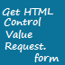 access html control value in codebehind without runat server