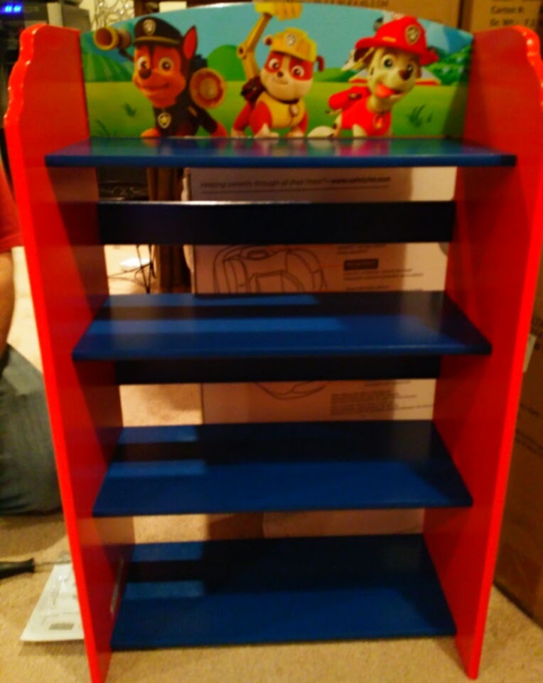 paw patrol shelves