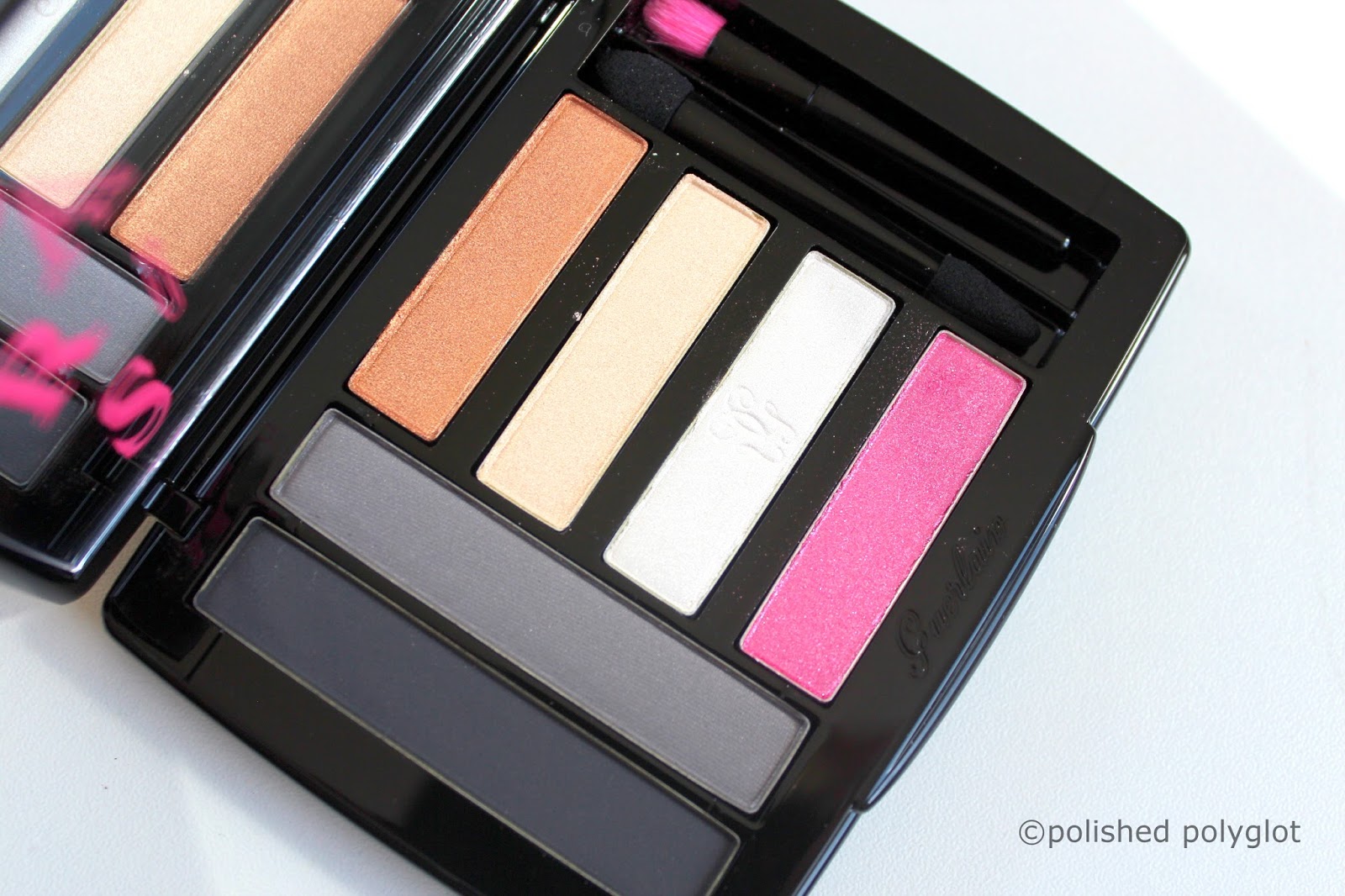 Shopping my stash │ Makeup Look in Pink and black using Guerlain 