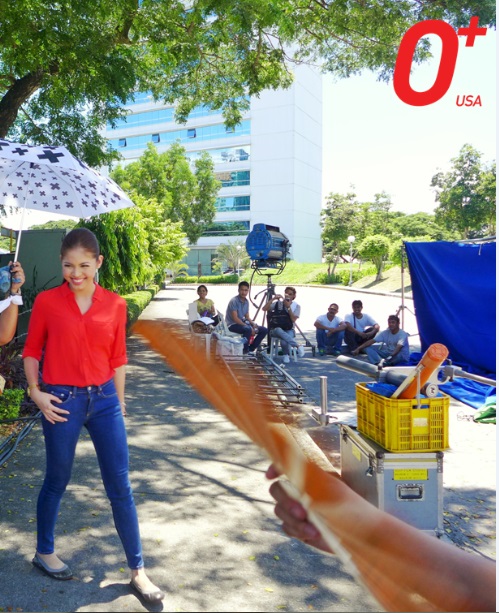 Yaya Dub's shoots 'May Forever' O Plus TV commercial