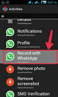 record with whatsapp