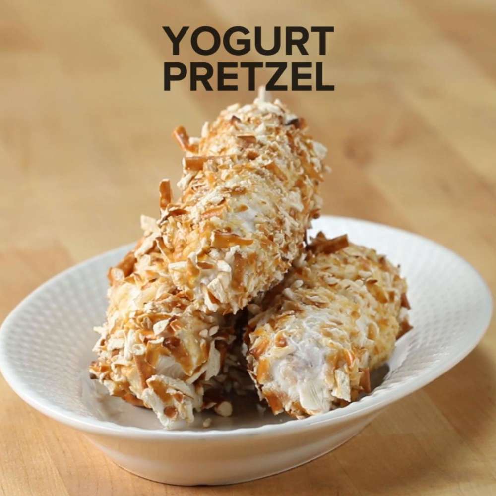Yogurt Pretzel Frozen Banana pastry recipes