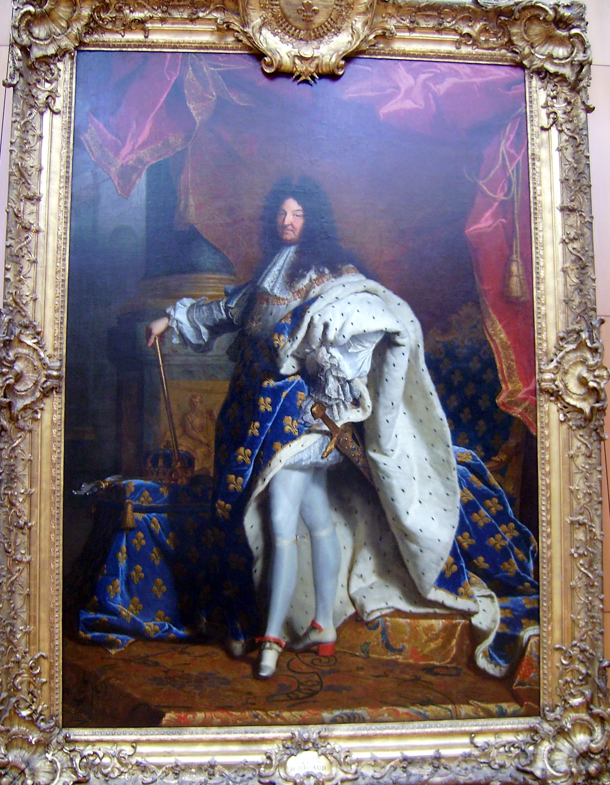 Lais Puzzle Da 1000 Pezzi - Hyacinthe Rigaud: Ritratto Di Luigi XIV, Re Di Francia - Museo Del Louvre - Sfida Per Appassionati D'arte