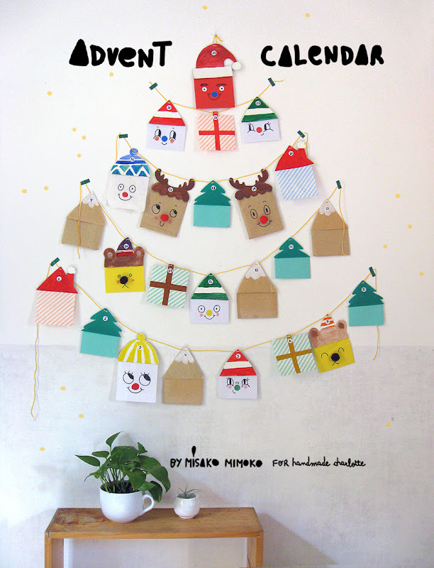 misako mimoko New Tutorial! Advent Garland & Calendar