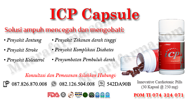 Obat Herbal Jantung Koroner ICP Capsule Beli Obat Jantung Koroner ICP Capsule Di Pontianak, agen icp capsule pontianak, harga icp capsule pontianak
