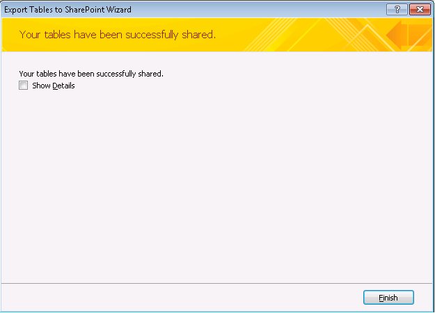 How to Link Ms Access To SharePoint List